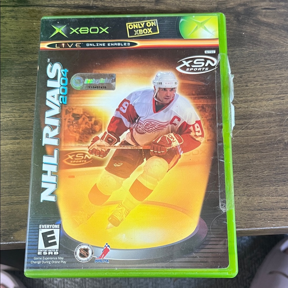 NHL Rivals 2004 Xbox Game - Green Case